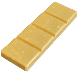 Barre chocolat blanc au caramel-cacahuètes